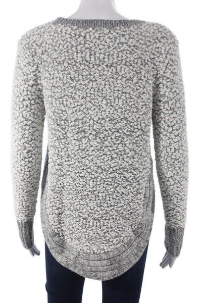 Wishful Thinking Womens Gray Pullover Round Neck Long Sleeve Size S