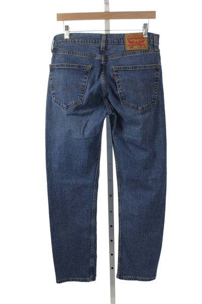 Levi Strauss & Co Mens Straight Jeans Blue Zip Inseam 29 Size 30