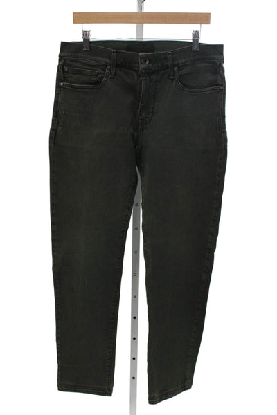 Joes Jeans Mens Tapered Green Jeans Button Fly 70% Cotton Size 32
