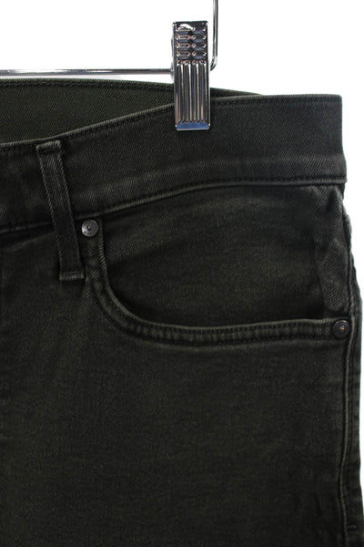Joes Jeans Mens Tapered Green Jeans Button Fly 70% Cotton Size 32