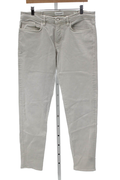 Frame Mens Beige Chino Pants Lyocell 32 Inseam Size 33