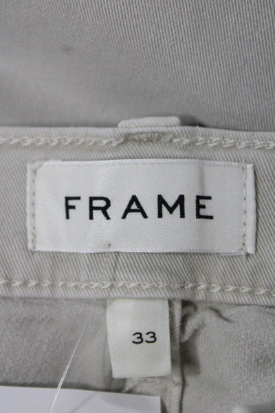 Frame Mens Beige Chino Pants Lyocell 32 Inseam Size 33