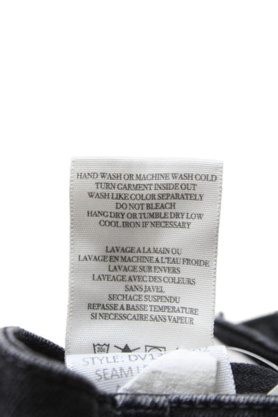Vince Unisex Adults Skinny Black Jeans Cotton Mid Rise Size 27