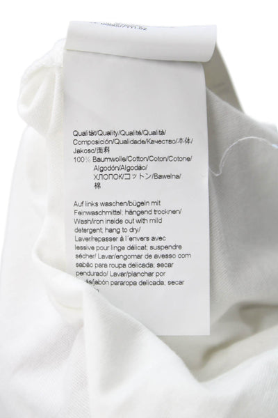 Boss Hugo Boss Mens Basic T-Shirt White Crew Cotton Short Sleeve Size M