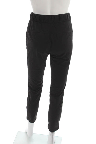 Lululemon Unisex Black Nylon Jogger Pants Drawstring Athleisure Size 2