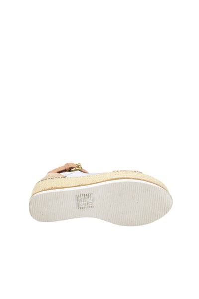 See by Chloe Womens Suede Platform Glyn Espadrille Sandals Brown Size 38 8