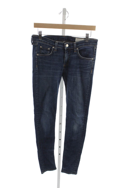 Rag & Bone Jean Women Skinny Jeans Blue Cotton Low Rise Size 27