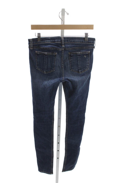 Rag & Bone Jean Women Skinny Jeans Blue Cotton Low Rise Size 27