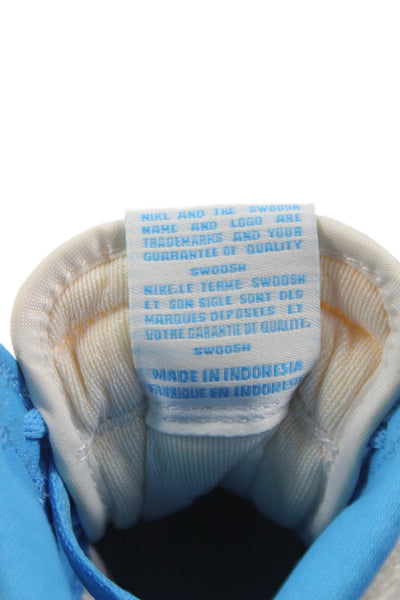 Nike Childrens Boys Air Jordan 1 Retro High OG Sneakers Blue White Size 1.5