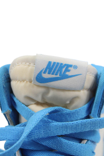 Nike Childrens Boys Air Jordan 1 Retro High OG Sneakers Blue White Size 1.5