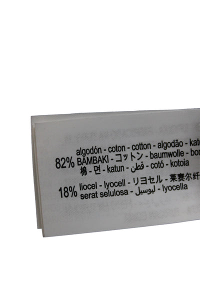 Zara Women Basic Jacket Blue Cotton Button Long Sleeve Casual Size L