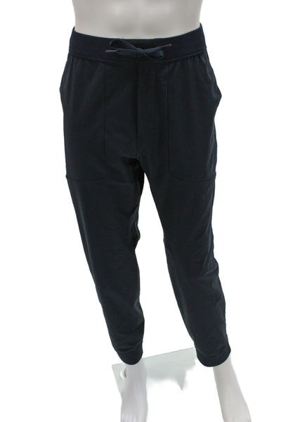 Lululemon Mens Jogger Pants Blue Drawstring Synthetic Blend Size XL