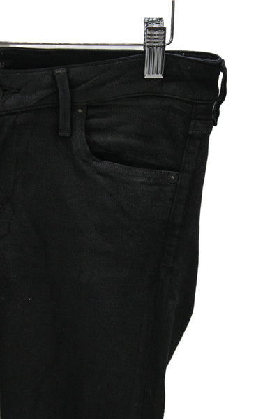 Citizens of Humanity Women Black Rayon Jegging Mid Rise 26 Inseam Size 28