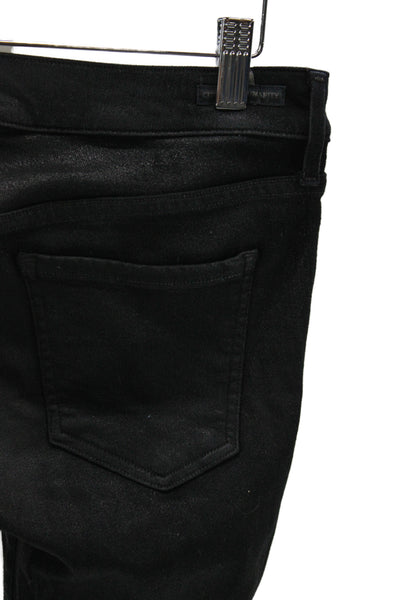 Citizens of Humanity Women Black Rayon Jegging Mid Rise 26 Inseam Size 28