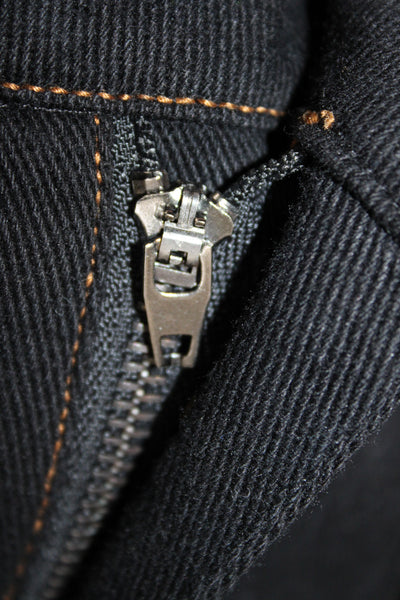 By Dyln Unisex Kids Cargo Pants Black 100% Cotton High Rise Inseam 32 Size L