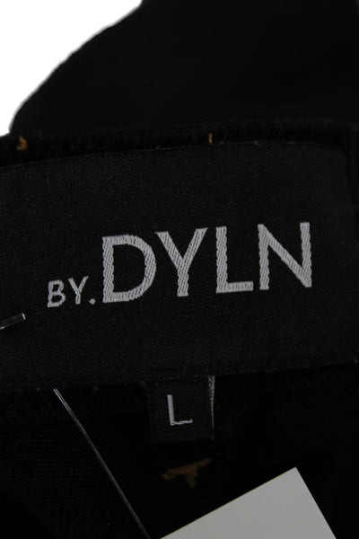 By Dyln Unisex Kids Cargo Pants Black 100% Cotton High Rise Inseam 32 Size L
