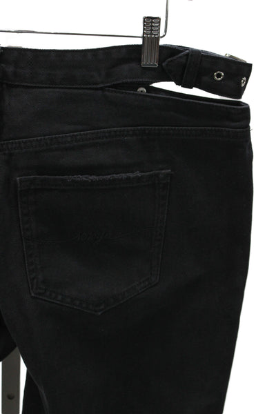 Ser.O.Ya Unisex Adults Jeans Black High Rise Size 31