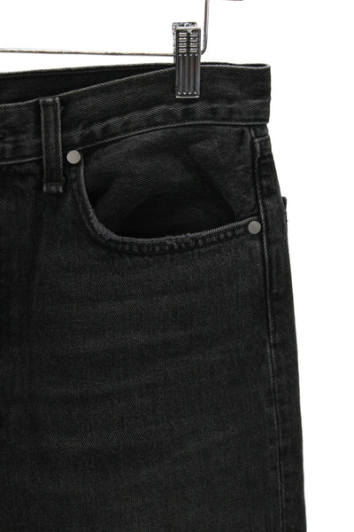 Rag & Bone Unisex Cropped Gray High Rise Cotton Jeans Inseam 30 Size 29