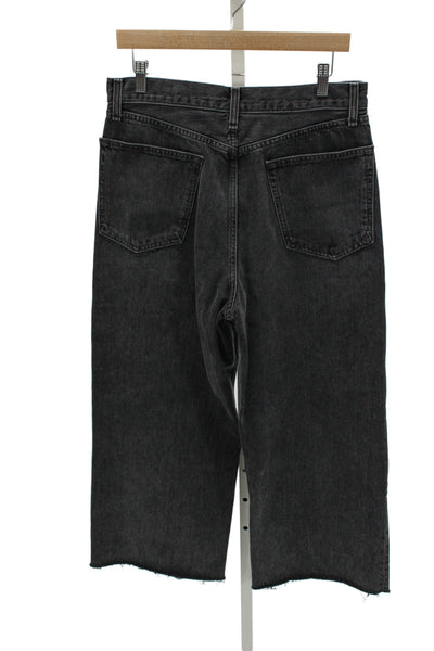 Rag & Bone Unisex Cropped Gray High Rise Cotton Jeans Inseam 30 Size 29