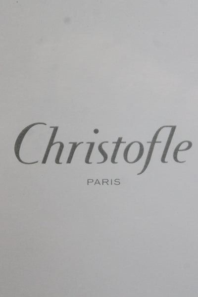 Christofle Silver Plate Pereles Photo Frame 7x9 NIB