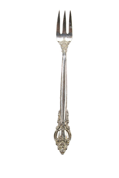 International Silver Plate Floral Cocktail Forks LOT 3