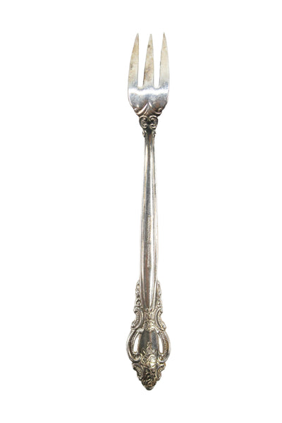International Silver Plate Floral Cocktail Forks LOT 3