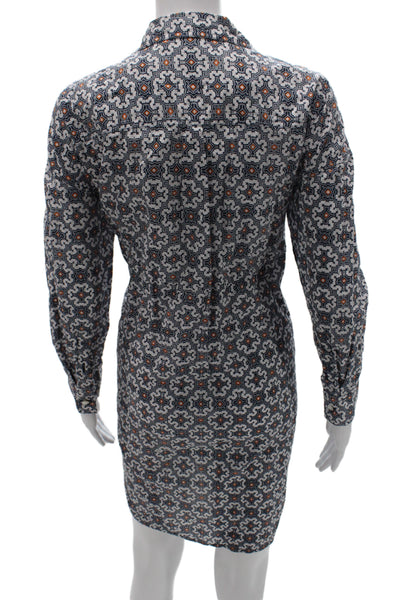 Roller Rabbit Womens Multicolor Geometric Shirt Dress Size L