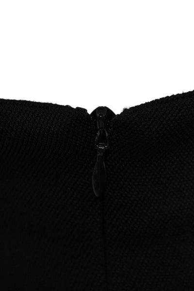 Theory Womens Ankle Pants Black Wool 30in Size 8