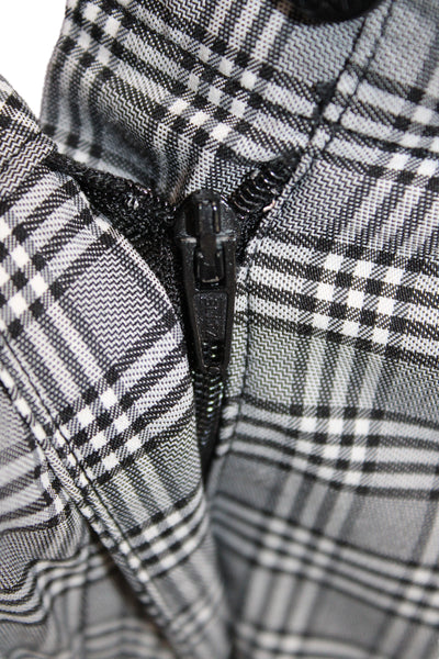 Chervo Unisex Adults Bermuda Shorts Gray Check Cotton Size 46