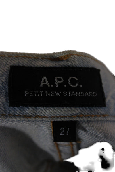 A.P.C. Mens Slim Blue Jeans Size 27