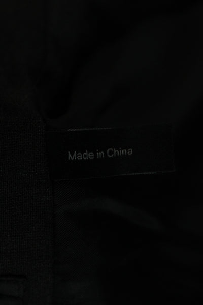 Theory Mens Gray Wool Blend Suit Jacket Button Solid Business Size 36