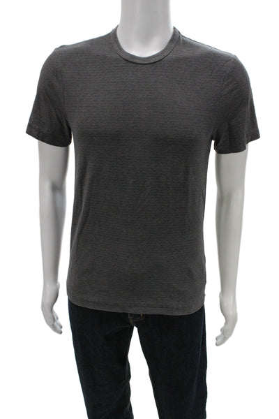 Standard James Perse Mens Basic Gray T Shirt Crew Neck Short Sleeve Size S