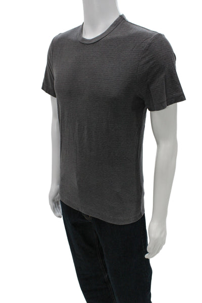 Standard James Perse Mens Basic Gray T Shirt Crew Neck Short Sleeve Size S