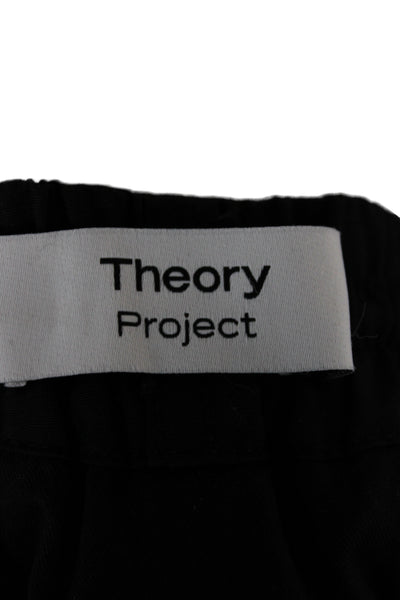 Theory Mens Bermuda Shorts Black 50% Cotton 50% Polyester Size XS