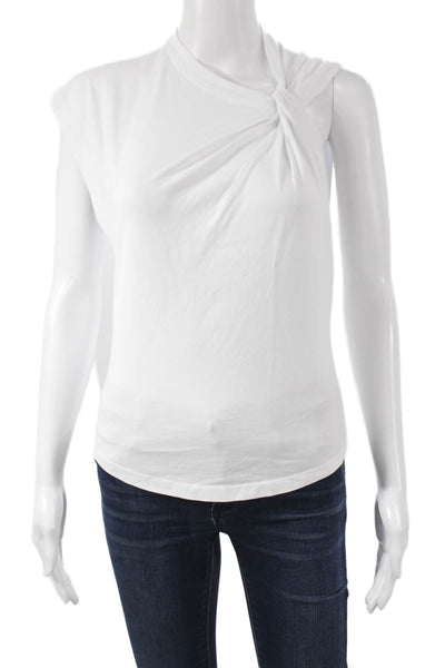 Isabel Marant Women Basic White Organic Cotton Short Sleeve T-Shirt Size XS
