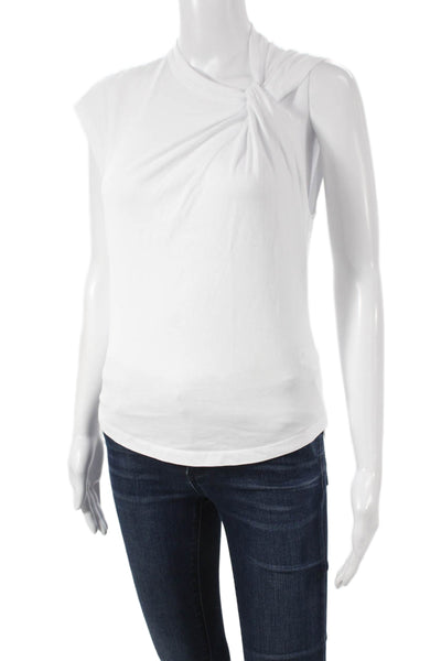 Isabel Marant Women Basic White Organic Cotton Short Sleeve T-Shirt Size XS