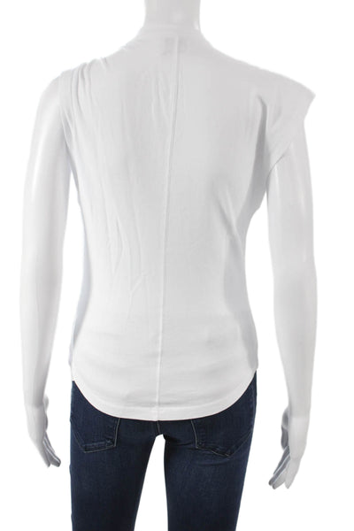 Isabel Marant Women Basic White Organic Cotton Short Sleeve T-Shirt Size XS