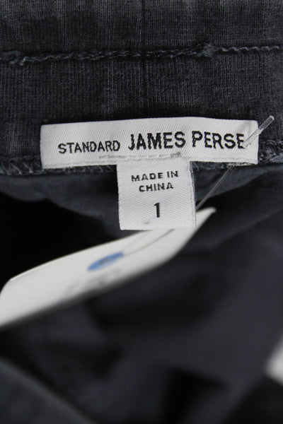 Standard James Perse Unisex Adults Jogger Pants Gray Drawstring Size 1