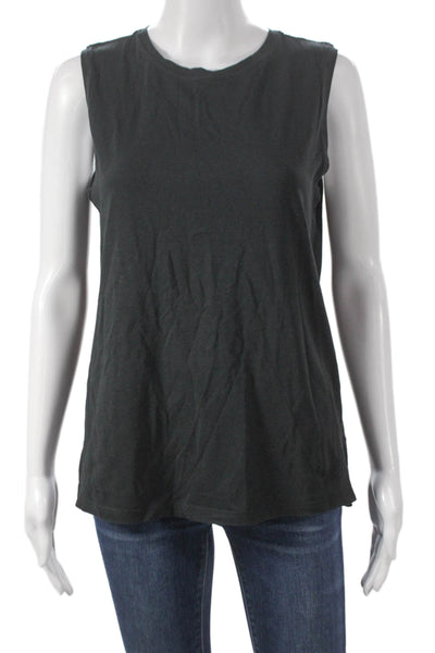 Lululemon Womens Crew Neck Sleeveless Active Tank Top Black Size 6