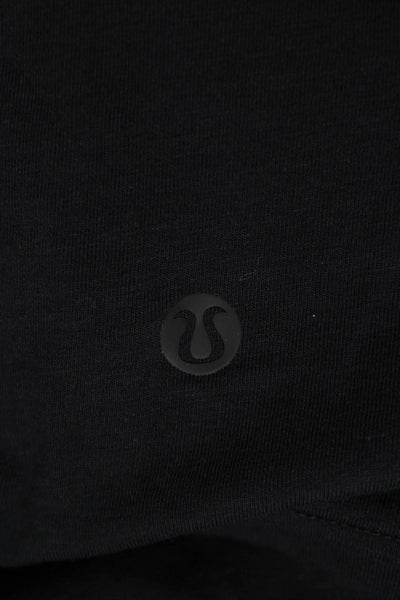 Lululemon Womens Crew Neck Sleeveless Active Tank Top Black Size 6