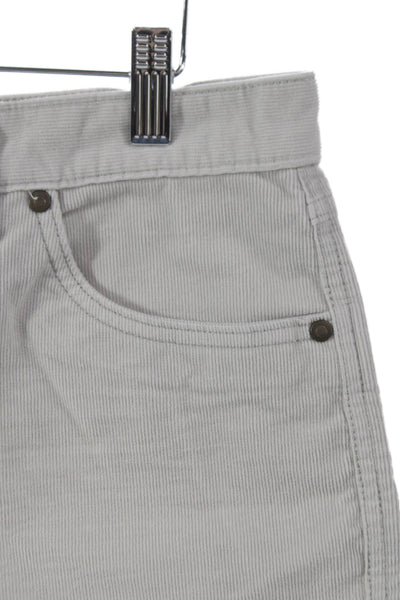 Carve Designs Womens Cut-Off Shorts Gray Organic Cotton Size 6