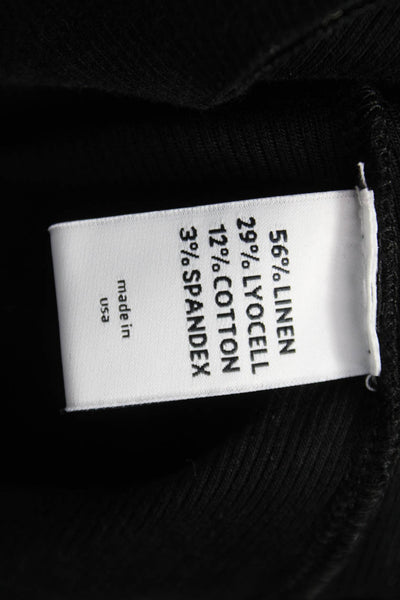 ASKKNY Womens Basic Henley Sleeveless Tank Black Size 1