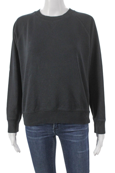 Richer Poorer Womens Black Pullover Sweatshirt Crew Neck Long Sleeve Size S