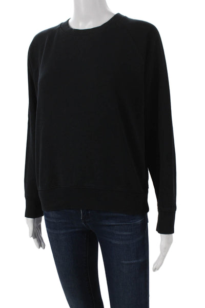 Richer Poorer Womens Black Pullover Sweatshirt Crew Neck Long Sleeve Size S
