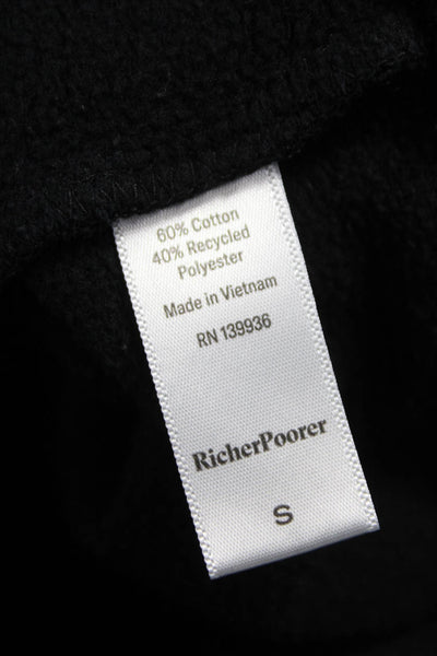 Richer Poorer Womens Black Pullover Sweatshirt Crew Neck Long Sleeve Size S