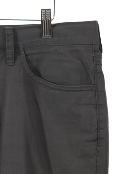 Bonobos Mens Gray Chino Pants Button Fly Cotton Blend Casual Size 33
