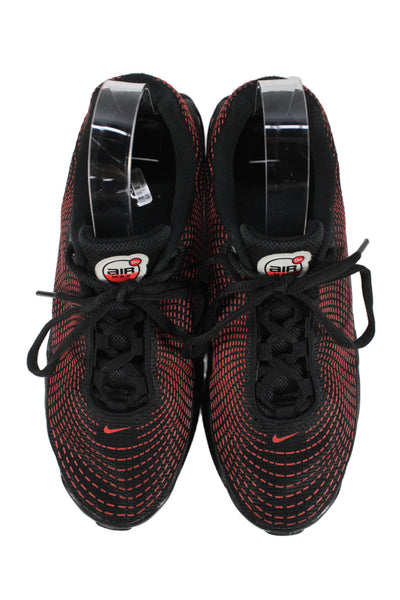 Nike Girls Air Max DN Athletic Sneakers Shoes Crimson Black Size 7Y