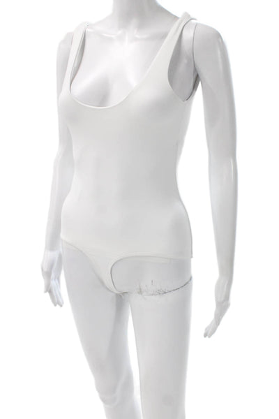 ALIX NYC Women One Piece Sleeveless White Polyamide Solid Size XS