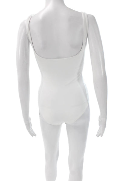 ALIX NYC Women One Piece Sleeveless White Polyamide Solid Size XS