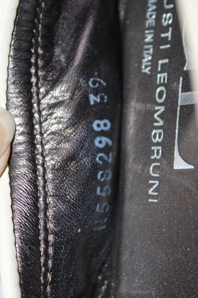 AGL Attilio Giusti Leombruni Womens Leather Ballet Flats Beige Size 39 9